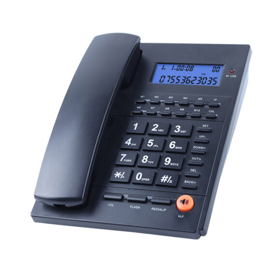 Multi-Signal Caller ID Telephone CT-317, supports multiple lines, clear LCD display, ideal for office and business communication.