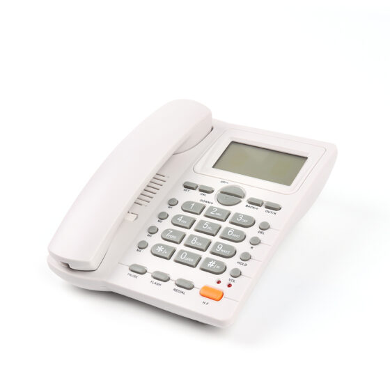 Corded Telephone for Household Communication, CT-535, reliable landline phone with clear sound, durable design for home use.