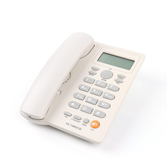 Hotel Room Corded Telephone with Caller ID, CT-525, wall-mountable, guest communication