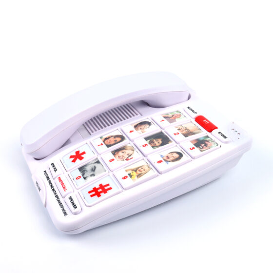 Big Button Hotel Telephone designed for easy use and guestroom reliability – model CT-267SP