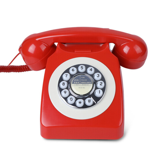 Push Button Telephone in vintage western retro design – model CT-8019 Push Button Telephone in vintage western retro design – model CT-8019