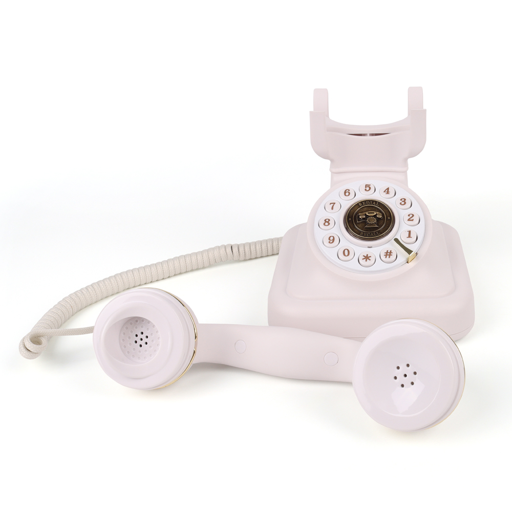 Vintage Round Button Landline CT-8022 – Retro Style