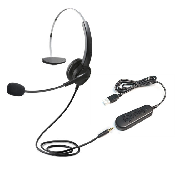 Business Headset VH530 for clear communication, noise-cancelling microphone, and comfortable design for remote work.