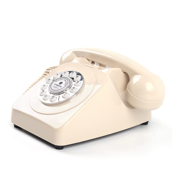 Vintage Bluetooth Telephone, classic design with wireless connectivity and ergonomic handset.