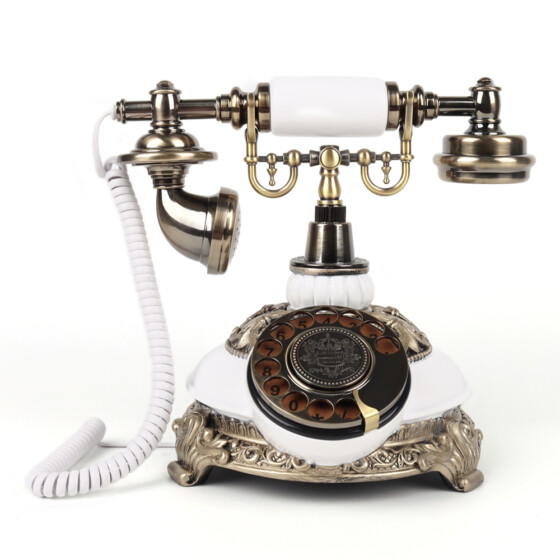 Compact Wall-mounted telephone with red indicator light and keypad – model CT-8020